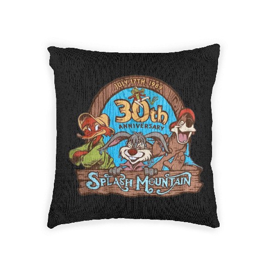splash mountain Woven Pillows