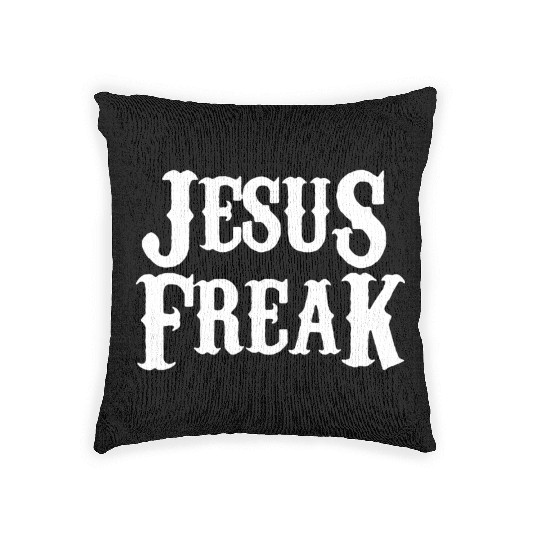 Jesus freak Woven Pillows