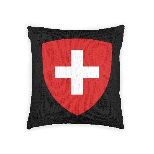 Swiss Switzerland Flag Swiss Cross Alps Woven Pillows