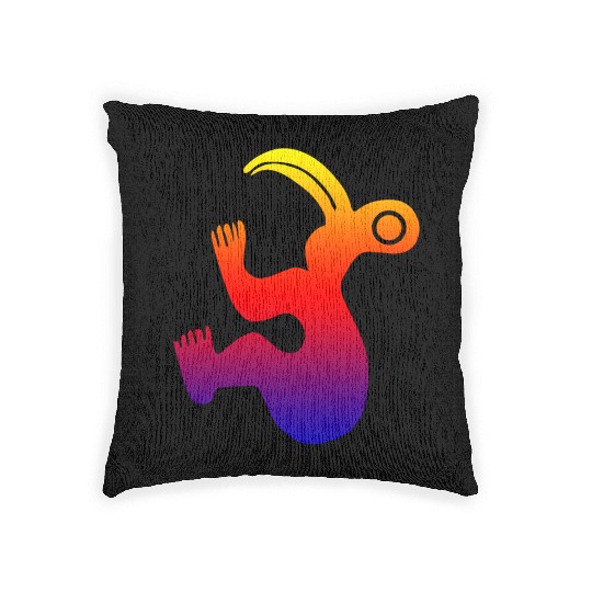 Easter Island Birdman T Tattoo Gift Idea Woven Pillows