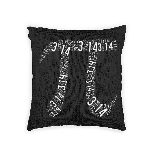 Pi Day - Nerd Geek - Love Math Pi Symbol - Kids Woven Pillows
