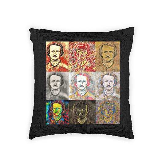 Unique Portrait Reveals Young Edgar Allan Poe Woven Pillows