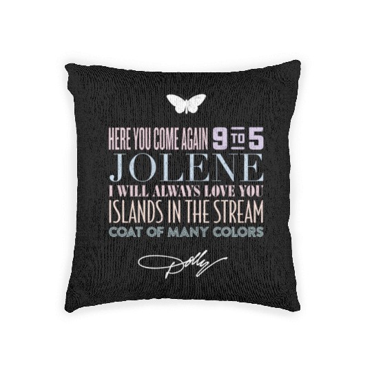 Dolly Parton Greatest Hits Woven Pillows