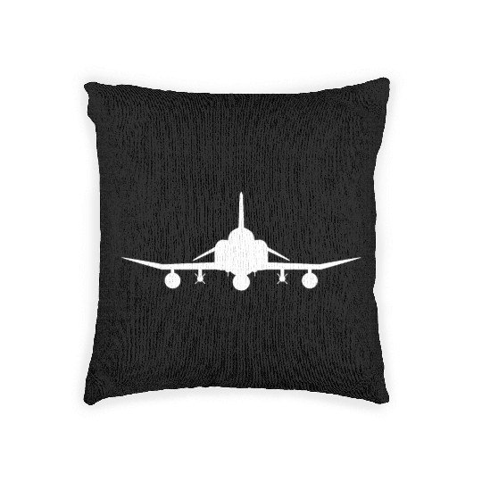 F-4 Phantom II Military Fighter Jet Woven Pillows