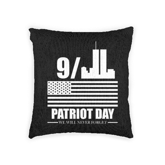 9 11 Patriot Day Woven Pillows