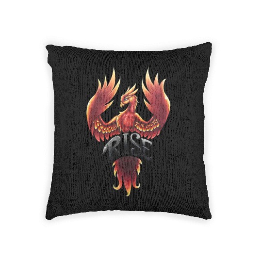 Rising Phoenix Woven Pillows