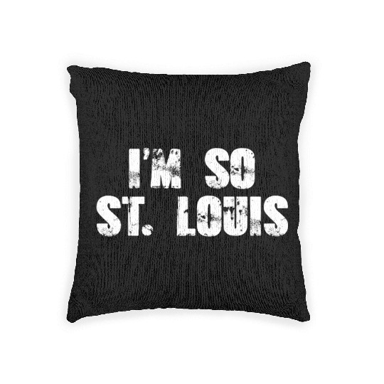 I'm so ST Louis Woven Pillows