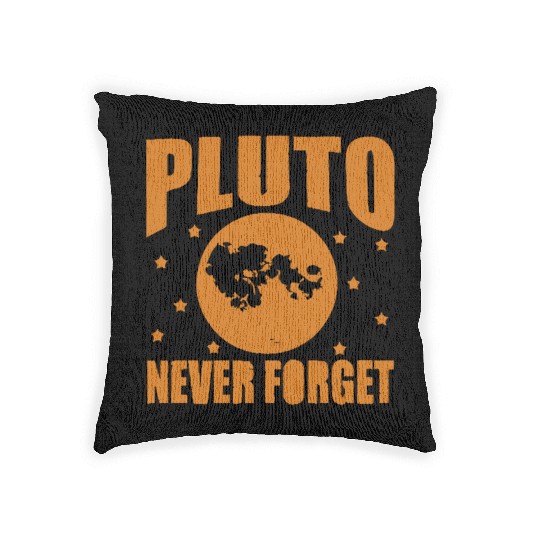 Pluto Never Forget Woven Pillows