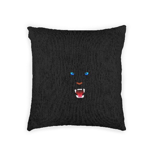 Jaguar attack Woven Pillows