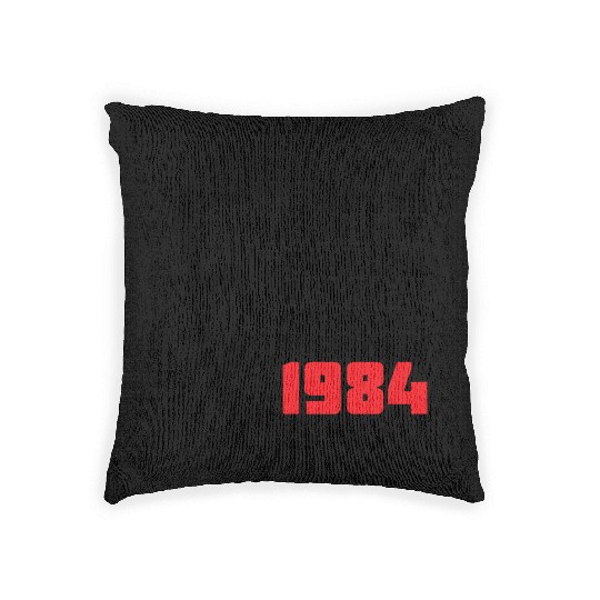War is peace, George Orwell Portrait, 1984 Woven Pillows
