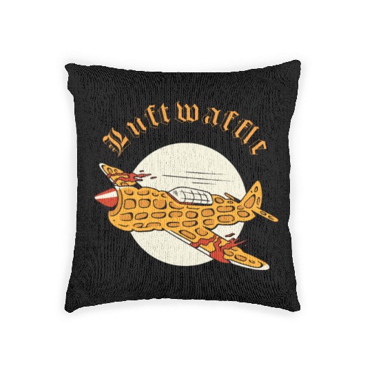 Luftwaffle Waffle Military Aircraft Pilot Woven Pillows