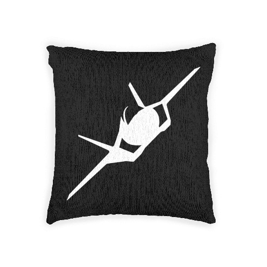 F-35 Lightning II Military Fighter Jet Aircraft Woven Pillows
