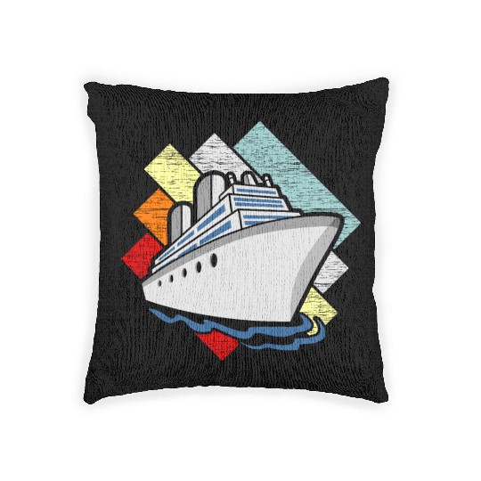 Cruise Ship Woven Pillows