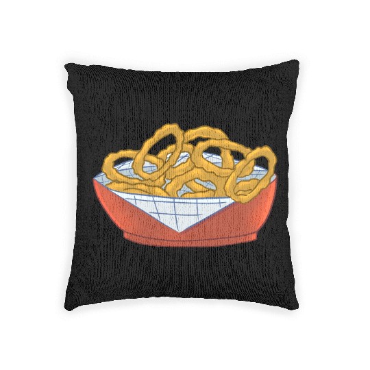 Onion Rings Woven Pillows