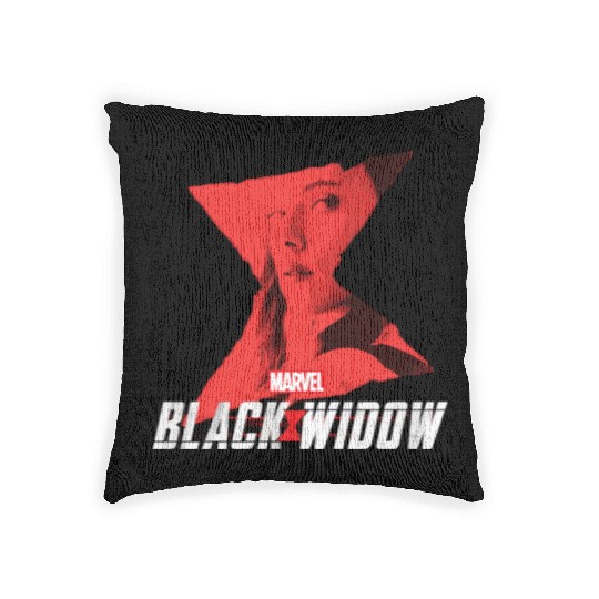 Marvel Black Widow Natasha Romanoff Hourglass Woven Pillows