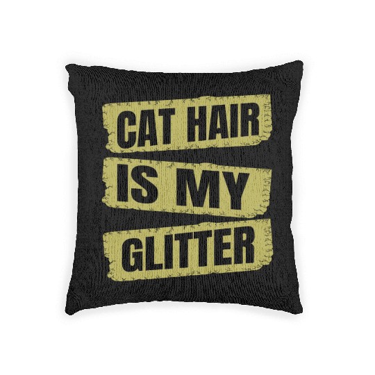 funny cat funny sayings play cat mom cat face Woven Pillows