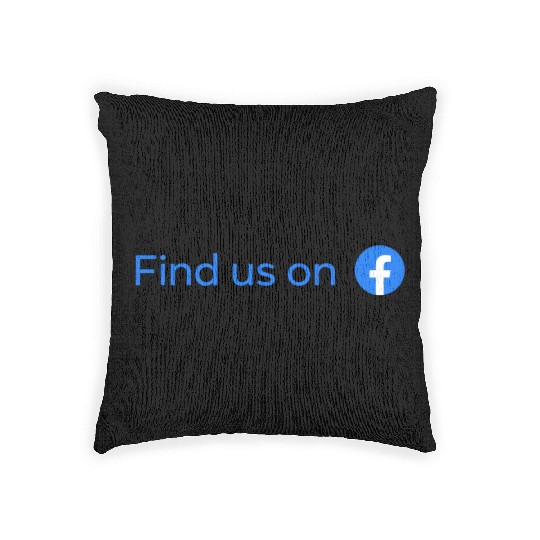 find us on facebook Woven Pillows