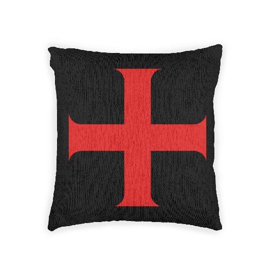 Knights Templar Cross Woven Pillows