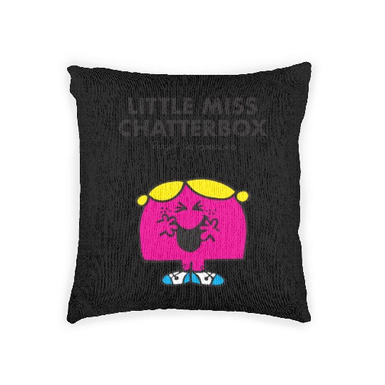 Mr Men Little Miss Chatterbox Woven Pillows