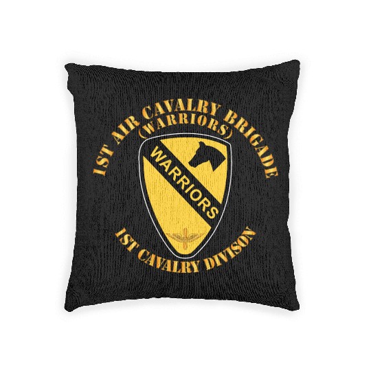 Army 1st Air Cavalry Bde Warriors 1st Cav Division Woven Pillows