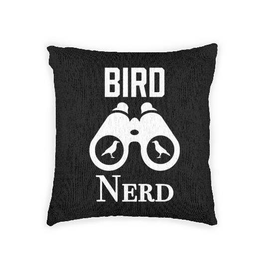Bird Nerd Woven Pillows