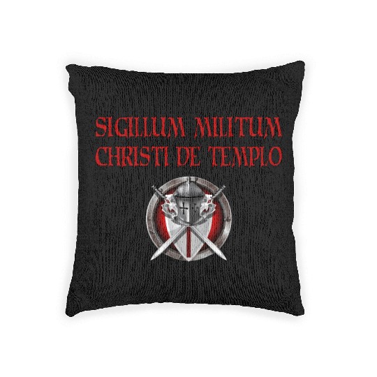 Crusader Knights Templar Woven Pillows