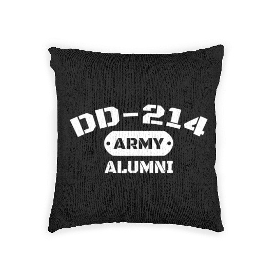 Dd-214 Us Army Alumni Men And Women Woven Pillows