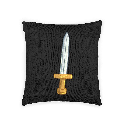 Robin Hood Sword Woven Pillows