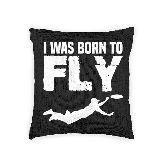 Ultimate Frisbee Jokes Disk Throw Woven Pillows