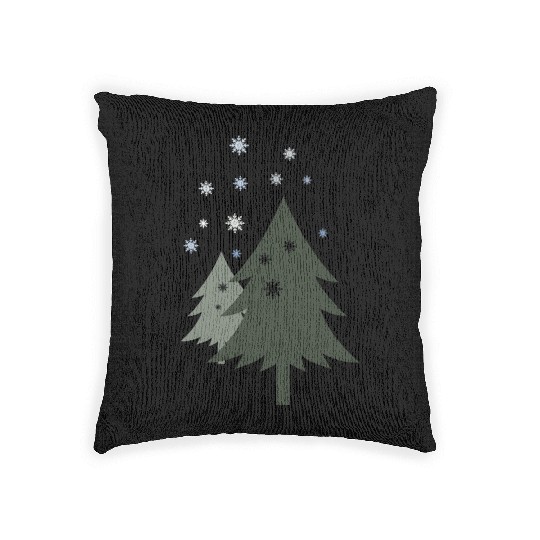winter wonderland Woven Pillows