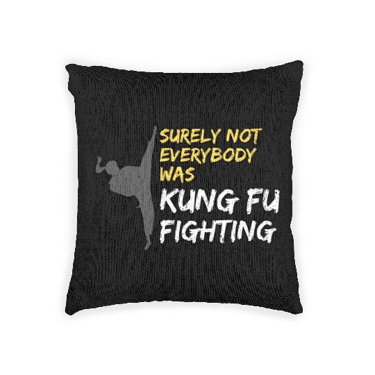 Kung Fu Fighting Woven Pillows