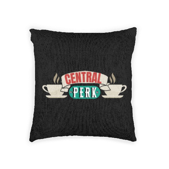 Coffee lovers for friends TV show Woven Pillows