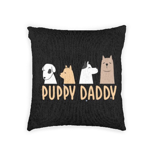 Mens Gay Puppy Daddy Pup Play Fetish Kink BDSM Woven Pillows