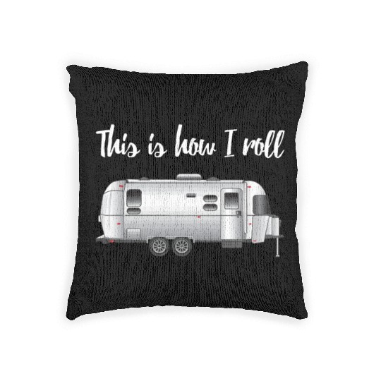 Airstream Camping Essentials Woven Pillows
