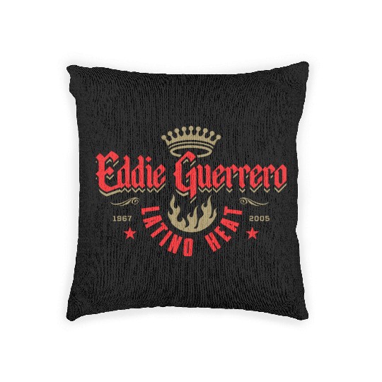 Wrestling Entertainment Eddie Guerrero Crown Graphic Woven Pillows