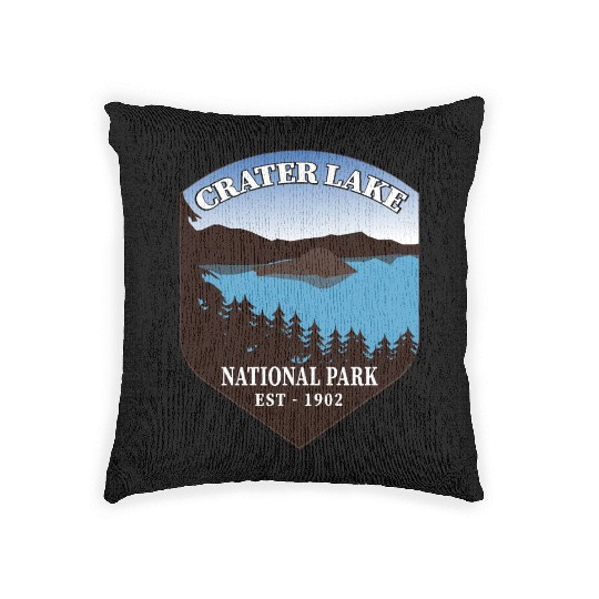 Crater Lake National Park Woven Pillows