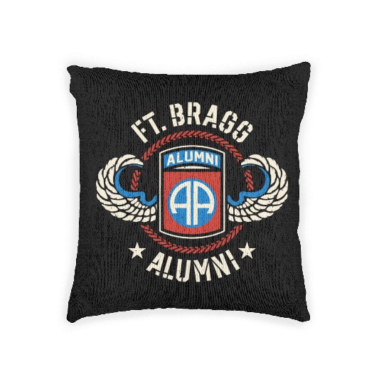 Ft Bragg Alumni Us Army 82Nd Airborne Division Par Woven Pillows