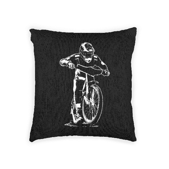 Motorcycle Speedway Racing Woven Pillows