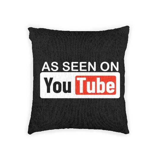 AS SEEN ON YouTube Woven Pillows