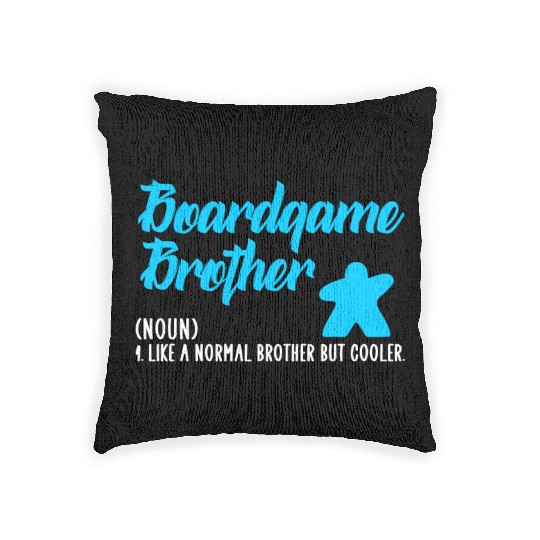 boardgame brother Woven Pillows