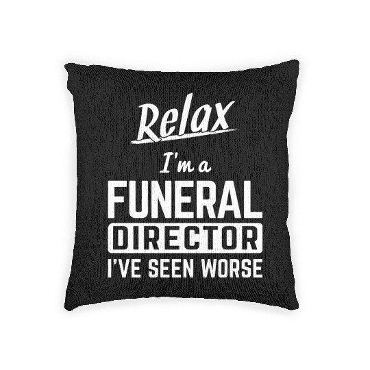Funeral Director Director Woven Pillows