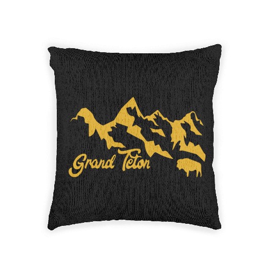 Grand Teton National Park Woven Pillows