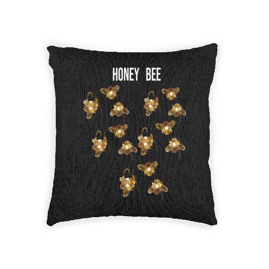 Honey bee Woven Pillows