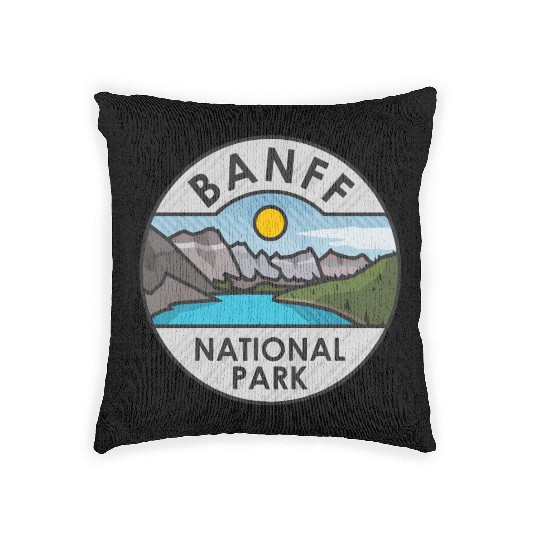 Banff National Park Woven Pillows