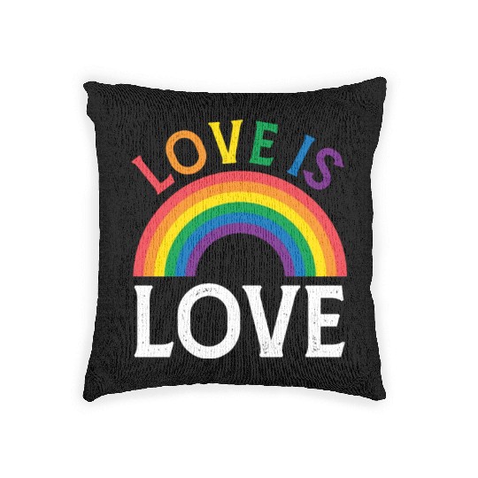 Love is Love - LGBTQ Woven Pillows