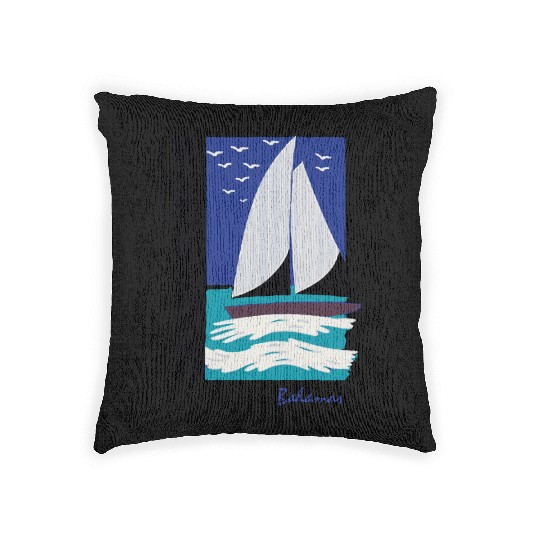 boats and hoes step brothers Woven Pillows