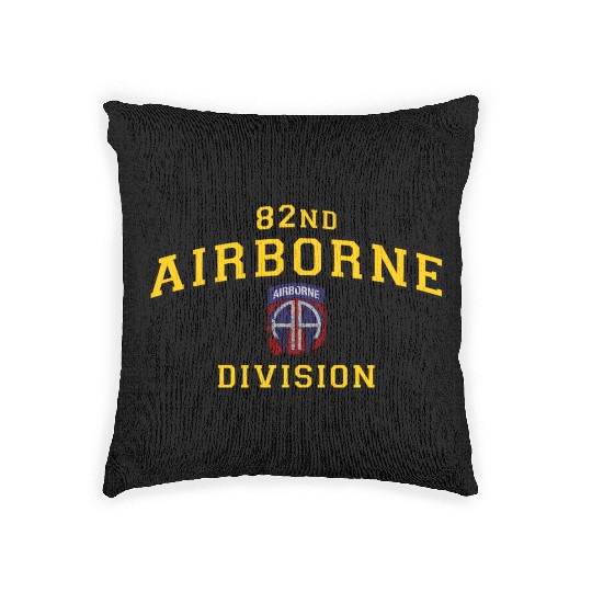 Us Army 82Nd Airborne Division Paratrooper Woven Pillows