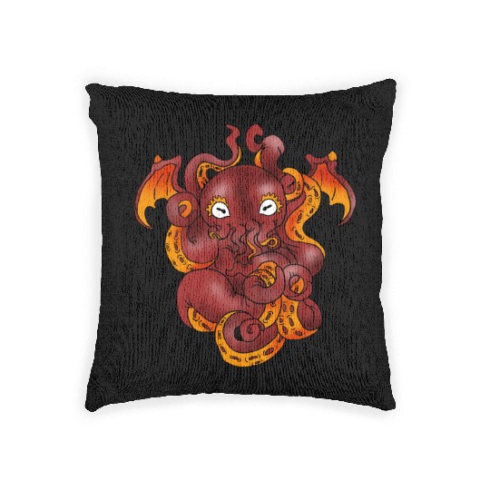 Cthulhu Giant Monster Myth Satanic Demon Gift Woven Pillows