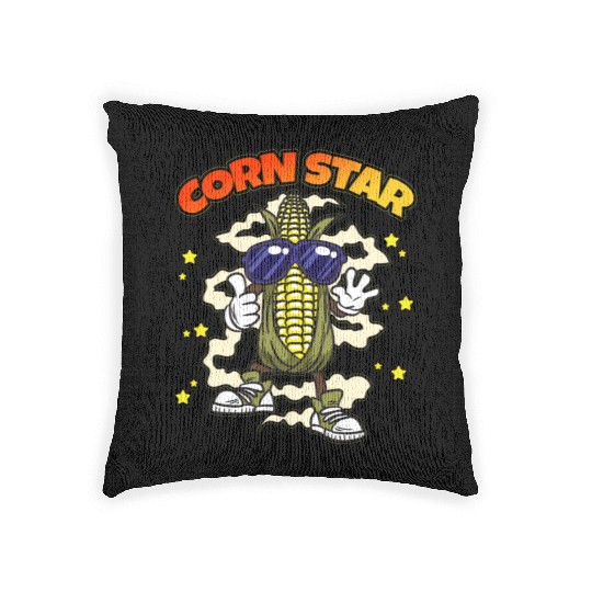 Corn Star Woven Pillows