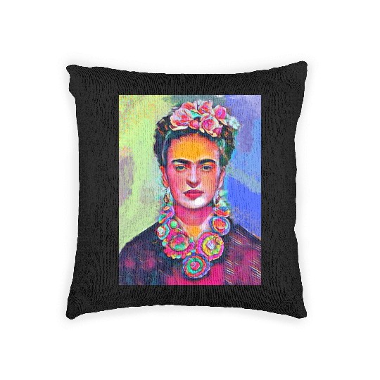 Frida Kahlo Woven Pillows